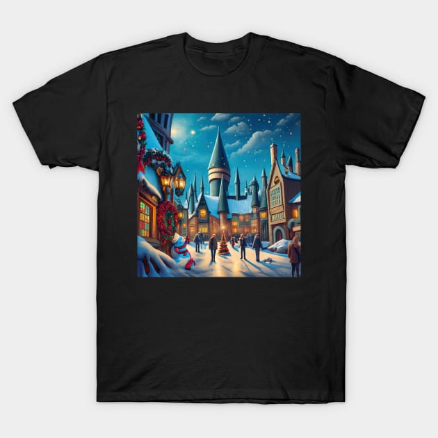 Christmas Town T-Shirt by EmilyCharlotty